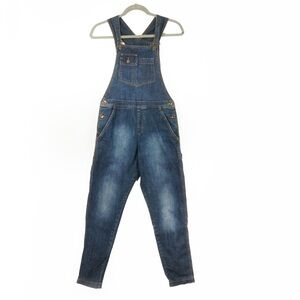 Vintage Y2K 2000s Miss Sixty Blue Stonewash Denim Jean One Piece Overalls Jumper